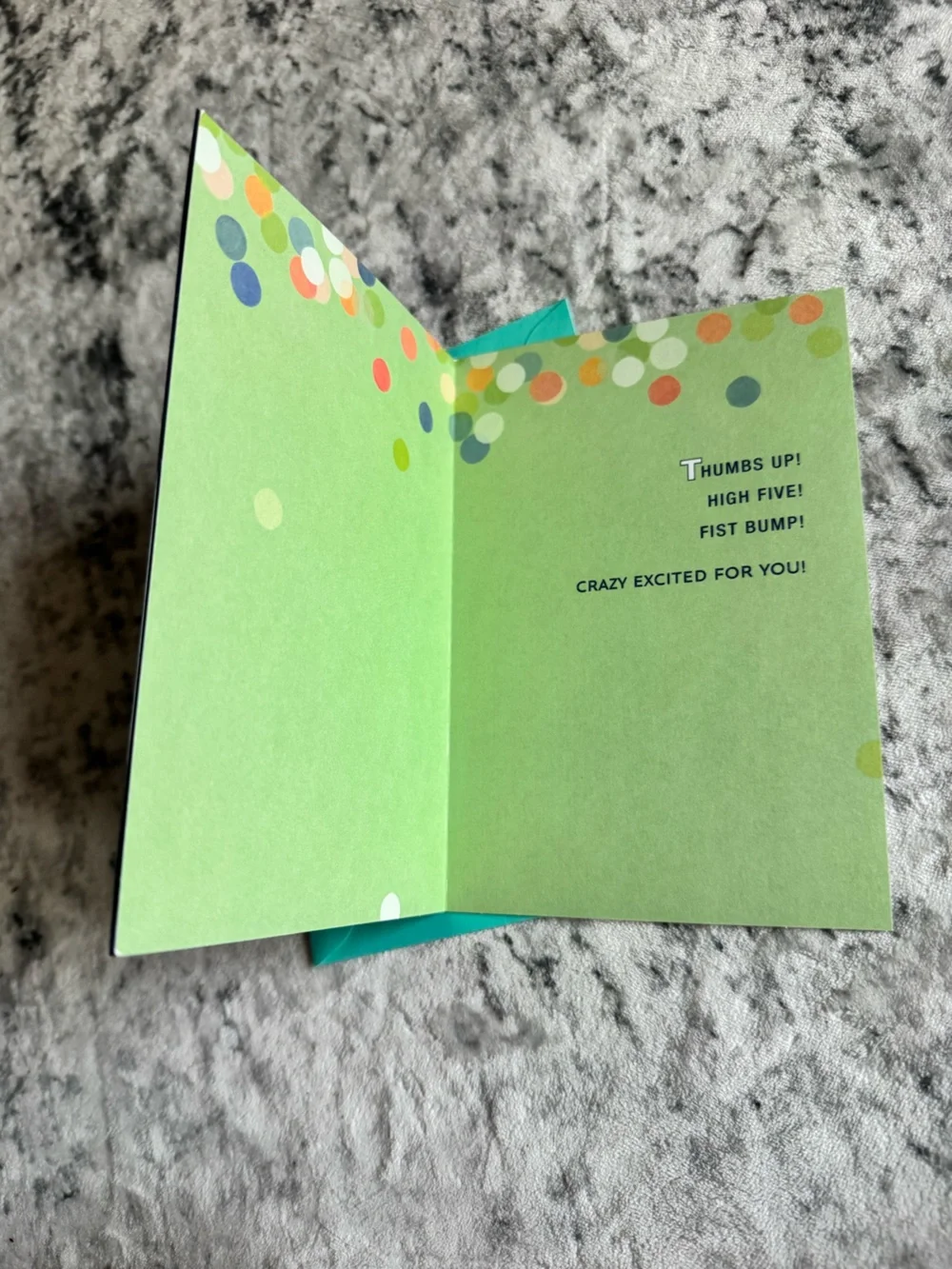 Hallmark Glitter-Edged Greeting Card with Holographic Trim